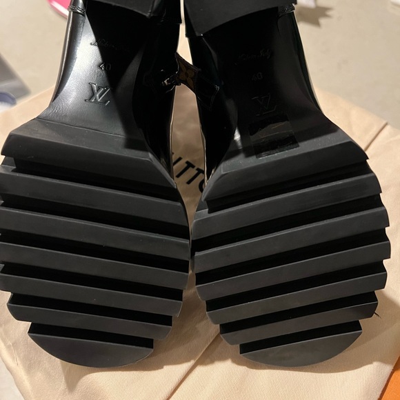 LouisVuitton Star Trail Boot in Patent Calfskin Leather Size 40 - New in Box - Picture 5 of 7